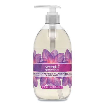 Seventh Generation® Natural Hand Wash, Lavender Flower And Mint, 12 Oz Pump Bottle, 8-carton freeshipping - TVN Wholesale